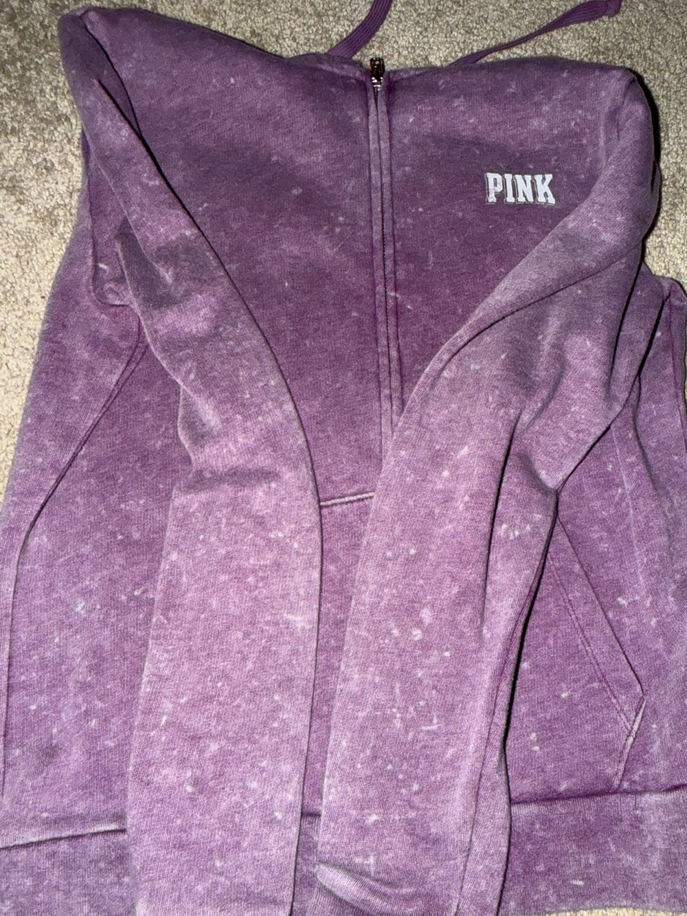 Women's Purple Zip-Up Hoodie